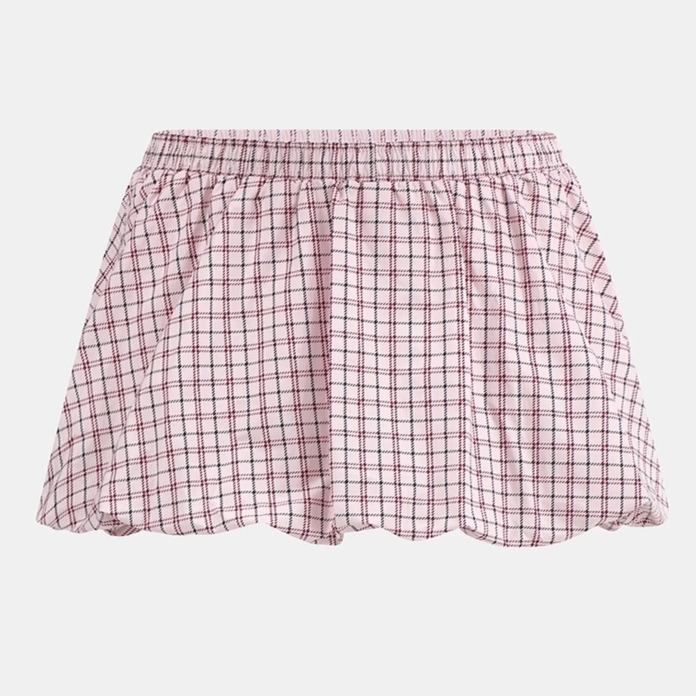 No Boundaries Cotton Bubble Skort